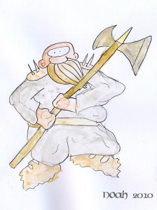 kämpfender Zwerg