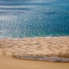 Strand bei Carteret, Normandie, Frankreich