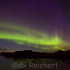 mondlose Nordlichtnacht, Lofoten, Norwegen