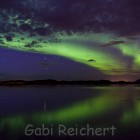 Nordlicht und Spiegelung, Hov, Lofoten