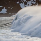 Hohe Wellen in Unstad und Nordlichter vom Feinsten