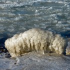 Eisskulptur am Strand Eisskulptur am Strand