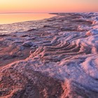 Abendlicht und Eis am Strand Abendlicht und Eis am Strand