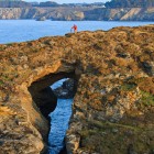 Felsbogen bei Pointe de Poulains Felsbogen bei Pointe de Poulains