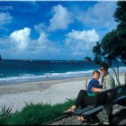 Ausblick aufs Meer , Gabi und Amy