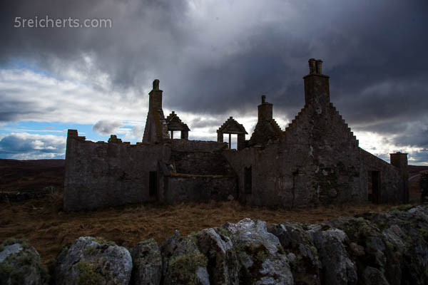 Spukhaus auf Yell, Shetland Spukhaus auf Yell, Shetland