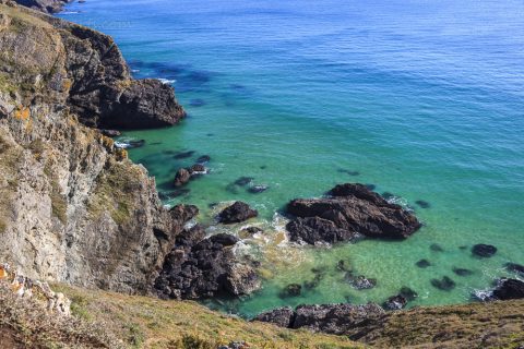 Wunderschöne Farben des Meeres, Baluden, Belle Ile