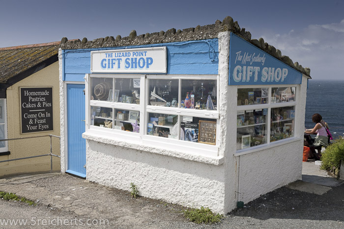 Gift Shop, Cornwall, Großbritannien