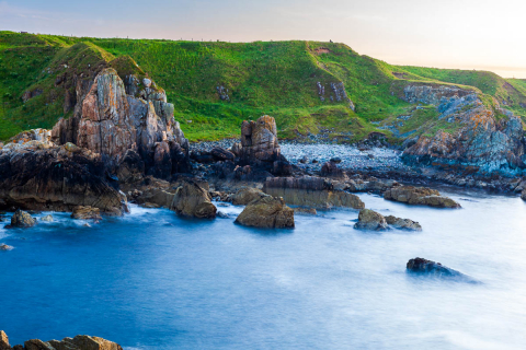 Küstenlandschaft, Portsoy, Schottland