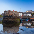 Abends im Hafen von Portsoy, Schottland