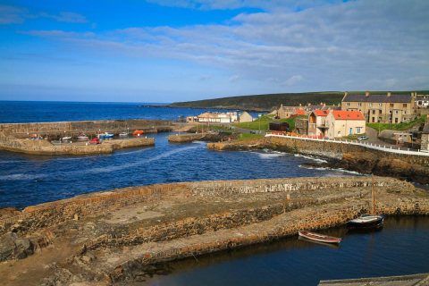 Der Hafen von Portsoy, Schottland