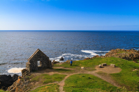 Ruine, Portsoy, Schottland