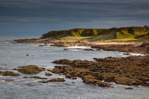 Tarbat bei Regenwetter, Schottland