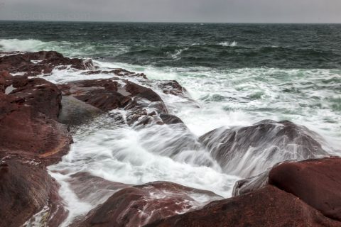 Tarbat bei Regenwetter, Schottland