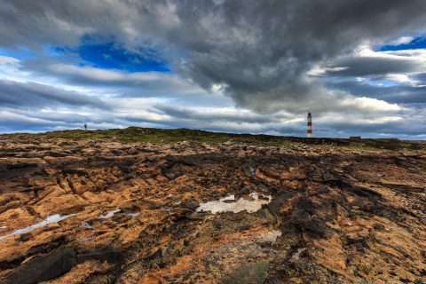 Tarbat bei Regenwetter, Schottland