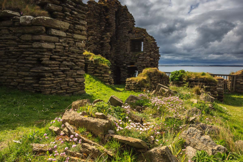 Castle Sinclair Girnigoe, Ostküste Schottland