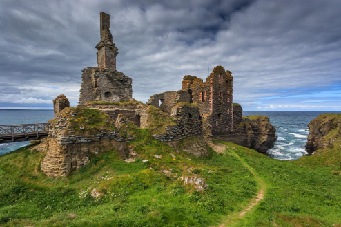 Castle Sinclair Girnigoe, Ostküste Schottland