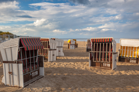 Strandkörbe auf Usedom