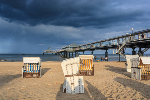 Strandkörbe auf Usedom