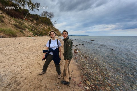 Amy und Noah in Sellin, Insel Rügen