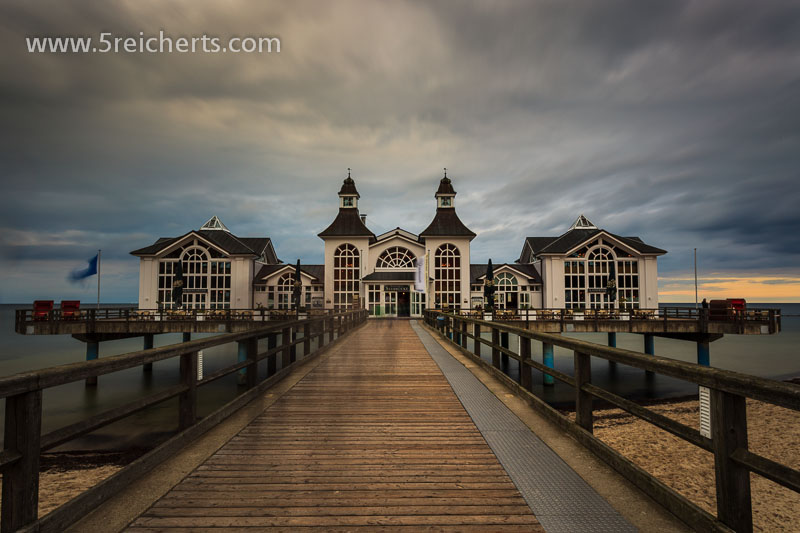 Sellin Im Regen Insel Rugen