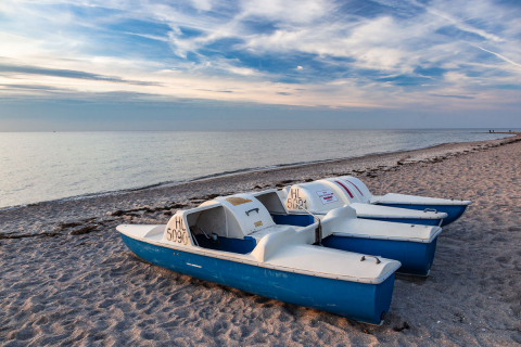 Boote am Strand Insel Poel