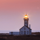 Leuchtturm am Pointe de Poulains, Belle Ile