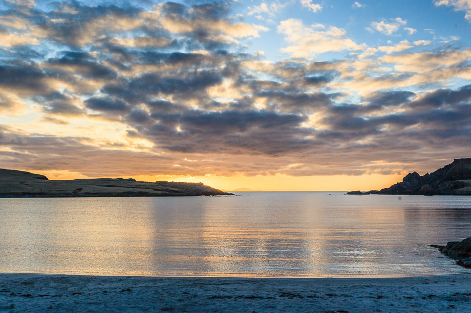 Bannaminn Beach, Insel Burra, Shetland