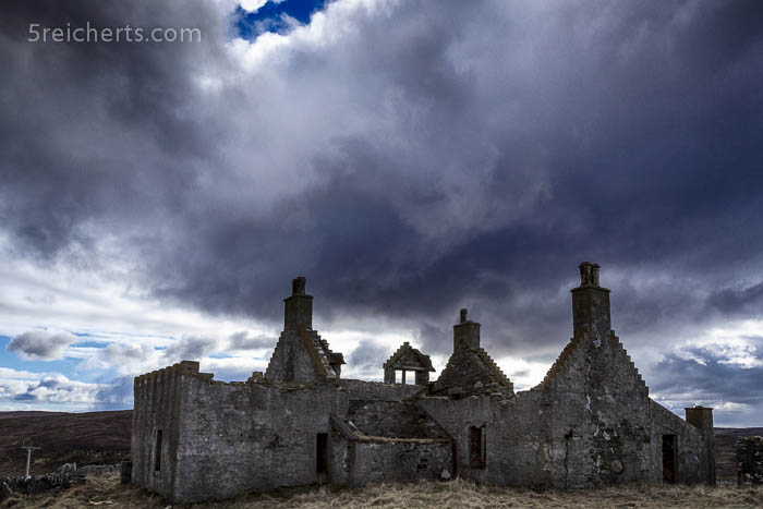 Dramatische Wolken inklusive, Windhouse, Yell, Shetland