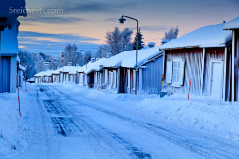 Alter Stadtteil von Lulea, Schweden