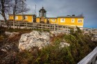 Leuchtturm Bjuröklubben in Nord Schweden