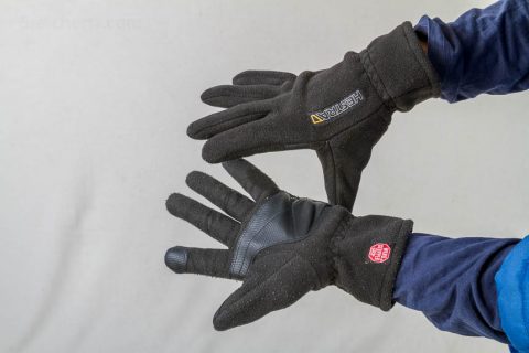 Kleidung für den nordischen Winter - Winddichte Handschuhe mit der ich die Kamera bedienen kann