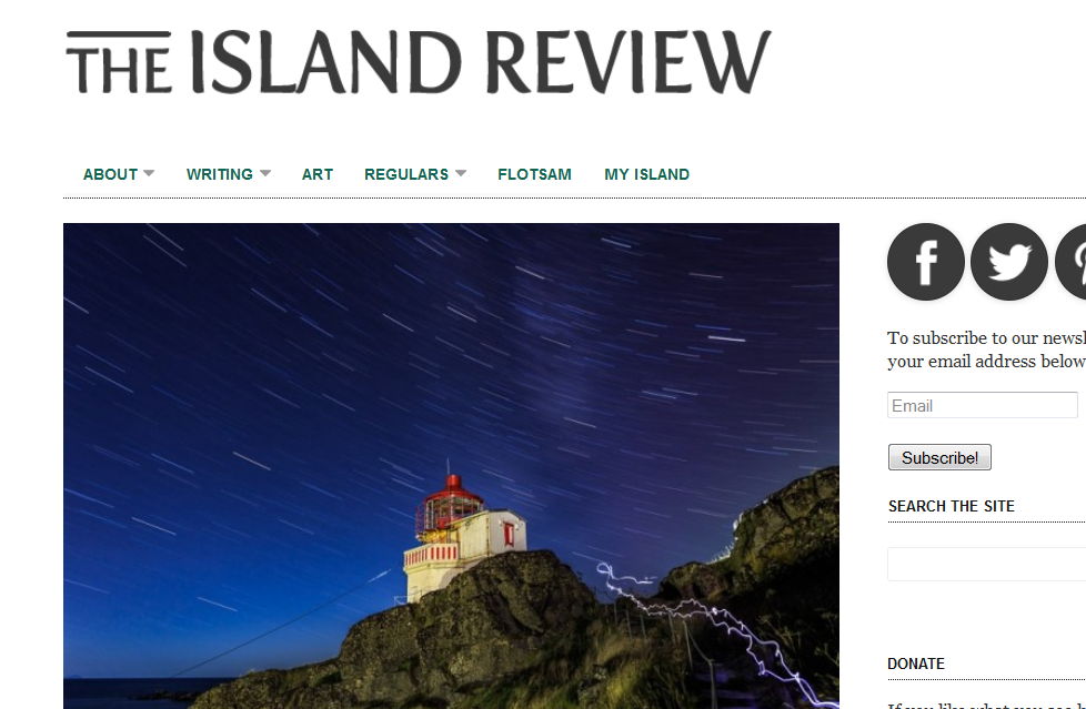 Litløy Fyr in The Island Review