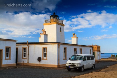 Eshaness Leuchtturm und unser VW Bus