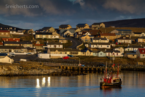 Hamnavoe auf der Insel Burra, Shetland