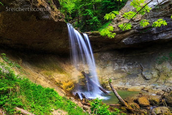 Langzeit Fotomotiv - Der untere Scheidegger Wasserfall