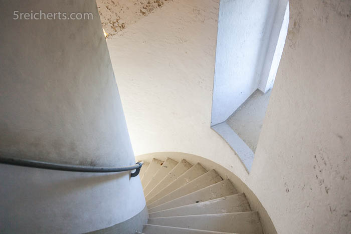 Die Treppe des Leuchtturms