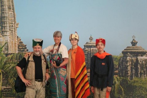Vier Reicherts auf Weltreise im Hymer Museum
