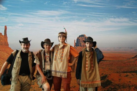 Vier Reicherts auf Weltreise im Hymer Museum