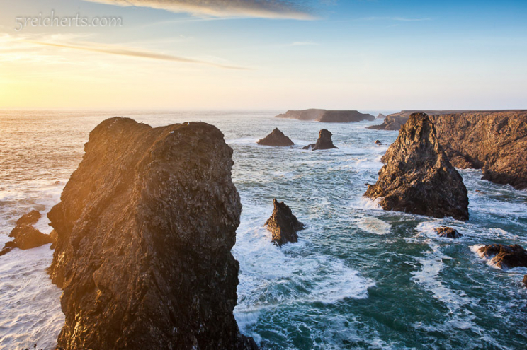 Aiguilles bei Flut im Abendlicht Aiguilles bei Flut im Abendlicht