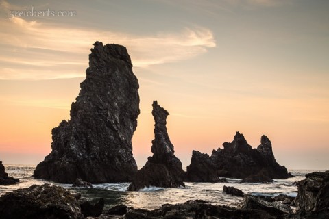Sonnenuntergang Aiguilles, Belle Ile