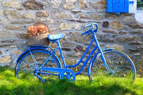 Das Blaue Fahrrad, nicht zum Ausleihen!