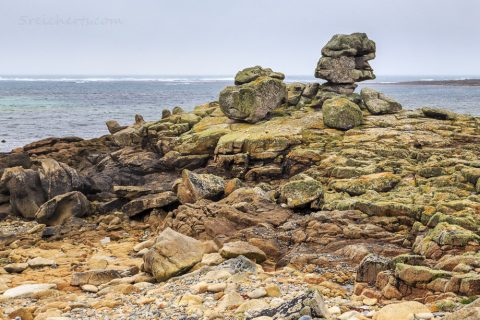 Felsen auf der Ile de Sein