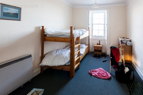 Ein Schlafzimmer im Leuchtturm