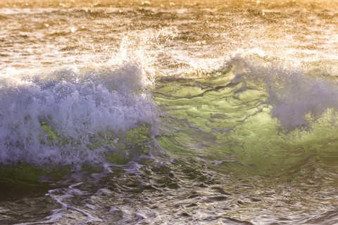 Welle beim Pointe de Pern