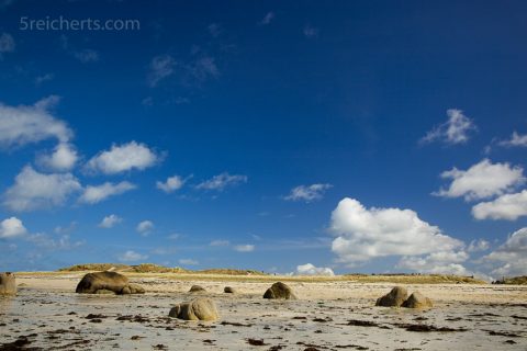 Weiter Blick über den Strand, Pontusval