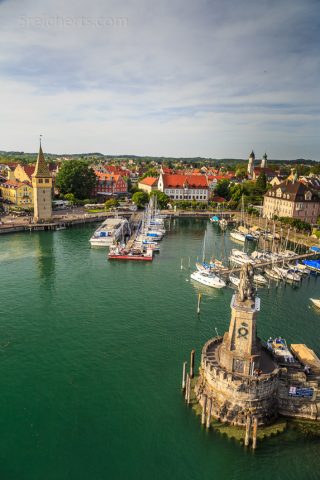 Aussicht vom Leuchtturm, Lindau, Bodensee