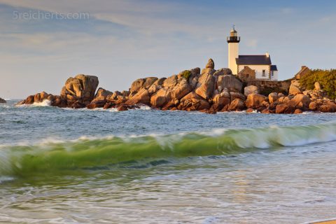 Phare de Pontusval, Brignogan, Bretagne, Frankreich