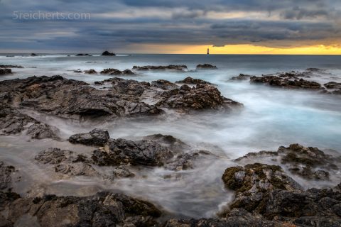 Abends an der Küste von Ouessant