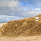 Ausschilderung zum Hundestrand